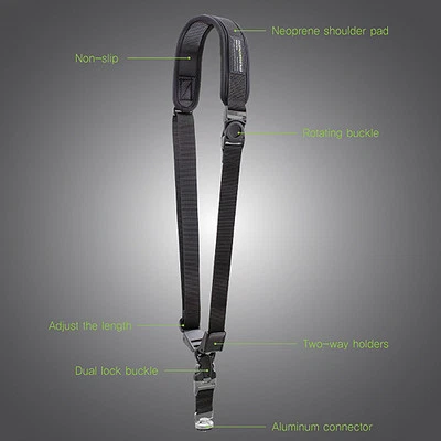 MATIN Neopreno Rápido Eslinga Rápida Correa Rápida-1 (BK) f/D-SLR RF Cámara Sin Espejo Foto 1 de 2