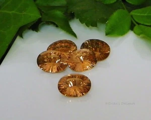 Pietre preziose di quarzo morganite originali ovali concave 14x10 4,99 ct - Foto 1 di 2