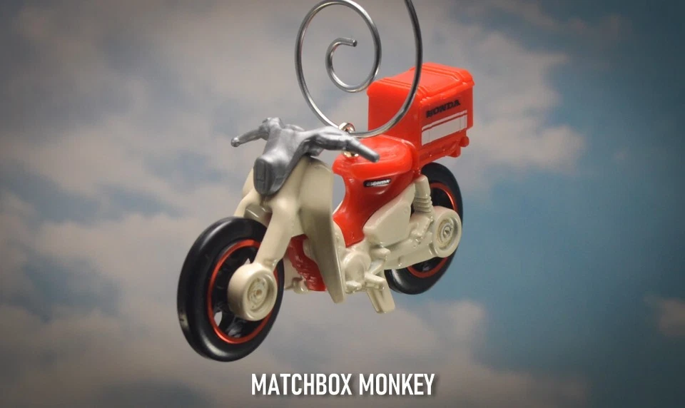 Honda Super Cub Moped Motorcycle Dirt Bike 50cc Custom Christmas Ornament 125 - Image 1 of 4