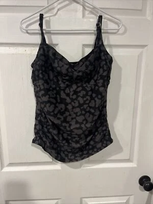 Traje de baño MERONA de una pieza negro/marrón con sujetador incorporado talla grande Foto 1 de 3