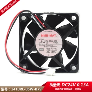 Ventilador de refrigeración inversor de 3 hilos 1 pieza NMB-MAT 2410RL-05W-B79 6025 6CM 24V 0.13A - Imagen 1 de 3