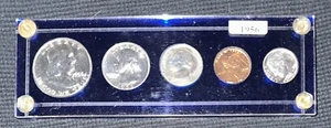 1956 U.S. PROOF SET VERY CHOICE PROOFS IN BLUE PLASTIC HOLDER - Picture 1 of 8