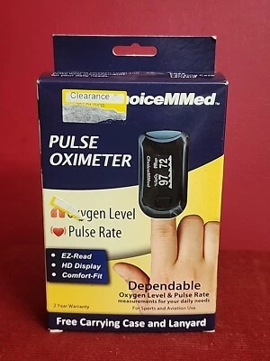 Oxímetro de Pulso ChoiceMMed EZ Leer Confiable Nuevo  Foto 1 de 3