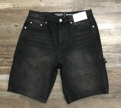 Pantalones de mezclilla Arizona para hombre talla 30 negros holgados nuevos con etiquetas Foto 1 de 4