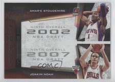 2009 Playoff Contenders Draft Tandems Black /50 Amare Stoudemire Joakim Noah #7