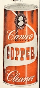 1956 Cameo Copper Cleaner Print Ad Brass Cleaner - Picture 1 of 7