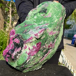 20.37LB Natural green Ruby zoisite (anylite) crystal Chakra Healing Energy - Picture 1 of 14