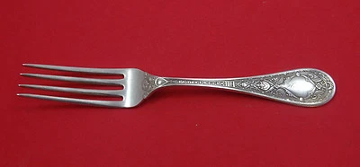 Tenedor de cena de plata esterlina Persian by Whiting cubiertos antiguos de 7 5/8"  Foto 1 de 2