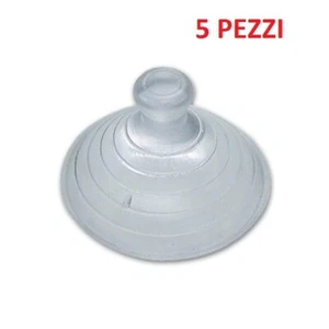 MICART 6500502 VENTOSA TRASPARENTE PER RIPIANI  DIAMETRO 30 MM. 5 PEZZI - Picture 1 of 1