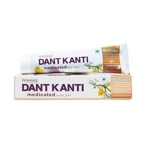 Toothpaste-gel (100 G), Dant Kanti Patanjali - (Pack of 3) - Picture 1 of 6