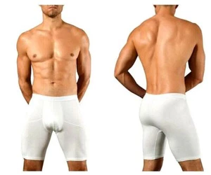 Doreanse Athetic Long Boxer Body-Defining Fit With Seamed Pouch White 1792 4 - Picture 1 of 6