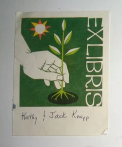 Kathy & Jack Knapp Ex Libris Bookplate - Picture 1 of 2