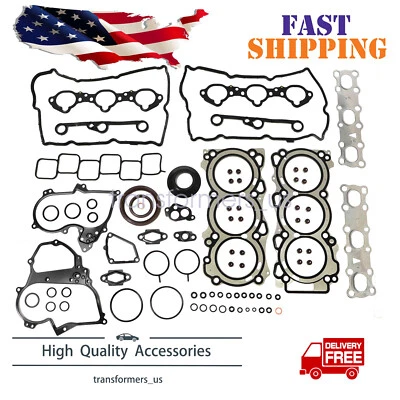 Juego de juntas de culata aptas para Nissan 370Z Infiniti EX37 FX37 G37 M37 Q40 Q50 Q60 2014-2019 Foto 1 de 4