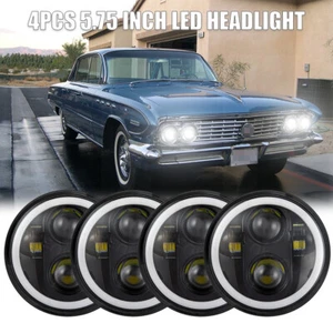 Faros LED Hi-Lo 6500K blancos de 5,75" para Buick Electra LeSabre Skylark A+ 4 piezas - Imagen 1 de 13