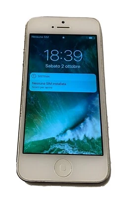 Apple iPhone 5s - 16GB - Argento (Sbloccato) - Immagine 1 di 4