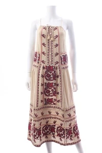SEA New York Maxikleid Beena bestickt Neckholder / taupe - Bild 1 von 5