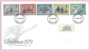 POST OFFICE 1979 FDC - CHRISTMAS (Nativity) - Fdi LONDON WC - Picture 1 of 2