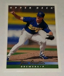 1993 Upper Deck #787 Jim Austin Milwaukee Brewers Baseball ⚾️ Trading Card - Photo 1/10