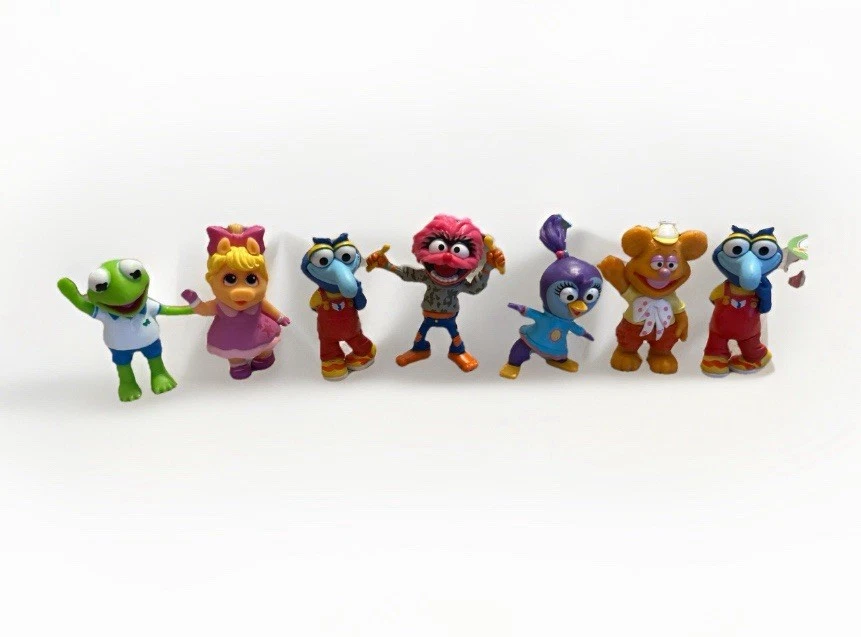 Disney Junior Just Play Muppet Babies 2.5” Figura Lote de 7 piezas Cumpleaños Pastel Topper Foto 1 de 1