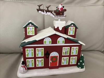 Avon contagem regressiva para casa de Natal 2011 com Papai Noel destacável e renas - Imagem 1 de 4