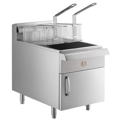 Natural Gas 30 lb. Countertop Fryer - 53,000 BTU - Image 1 of 4