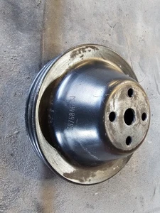 1968-1970 Corvette 2 Groove Water Pump Pulley 327 350 With AC 3876846 DJ  - Bild 1 von 6