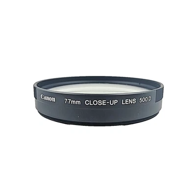 Canon 77mm Close-Up Lens 500D in Case - Image 1 of 4