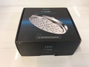 JDO 7-inch Rain Shower Head SH1720 High Pressure Fixed Head for Bathroom - Picture 1 of 4