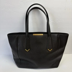 Marc By Marc Jacobs Black and Gold Tote Bag with Structured Design Leather - Picture 1 of 12
