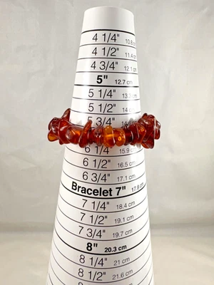 Baltic Amber Stretch Bracelet (o35) - Image 1 of 4
