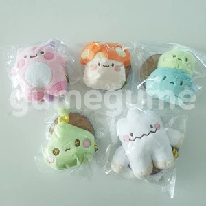 MapleStory Standing Magnet Plush Stuffed Toy Lot of 5 Pink Bean Yeti Slime Rock - Picture 1 of 13
