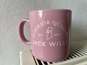 Jack Wills Mug Pale Pink Heavy Large 12 fl oz Lovely Quality NEW - Picture 1 of 4
