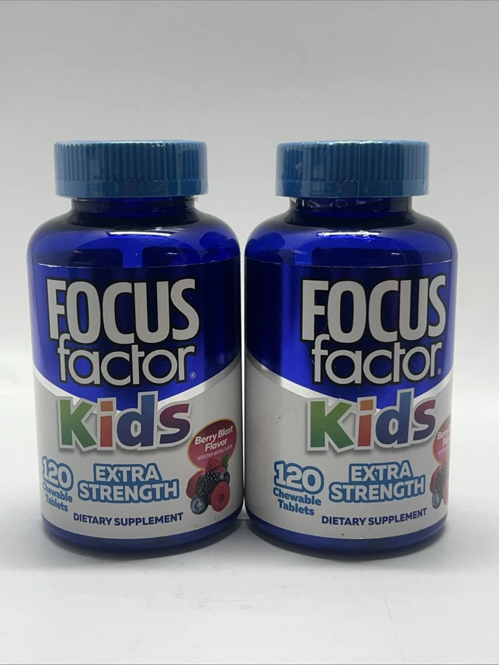 2 件 Focus Factor 儿童大脑健康补充剂 Berry Blast 120 克拉 (240 共) 6/27 — 第 1/4 张图片