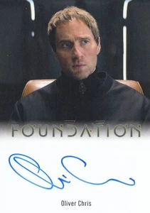 FOUNDATION SEASONS 1 & 2 - OLIVER CHRIS (DIRECTOR SERMAK) AUTOGRAPH CARD EL FB - Picture 1 of 1