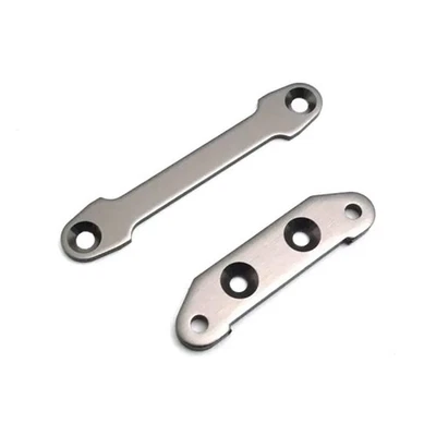 Kyosho Front Plate Set Gun Metal For 1/10 Offroad Buggy Optima # OT218GM - Image 1 of 2