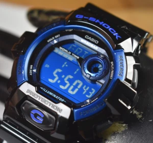 Casio G-Shock G8900A-1 (3285) Herrenuhr schwarz/blau NEUE BATTERIE! - Bild 1 von 9