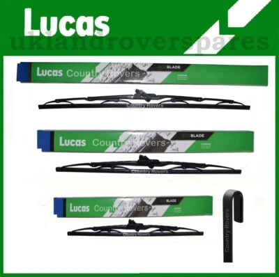 LIMPIAPARABRISAS VW GOLF MK4 1997-2002 FABRICANTE DE EQUIPOS ORIGINALES LUCAS - JUEGO DE 3 CUCHILLAS.   Foto 1 de 4