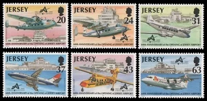 Jersey 1997 - Mi-N.o 777-782 ** - Estampillada sin montar o nunca montada - aviones / aviones - Imagen 1 de 1