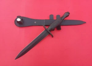 British Army Fairbairn Sykes Commando Dagger Knife Boot Dagger With Scabbard - Picture 1 of 10