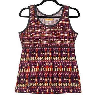 Lucy 几何图案运动背心女式中号弹力 — 第 1/4 张图片