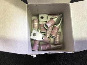 (10) Burndy YA25L2 1/0 str copper compression one hole lug...Brand new! - Picture 1 of 5