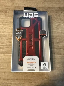 UAG Monarch Feather-Light Case for Google Pixel 4 - Red/Black - Picture 1 of 2