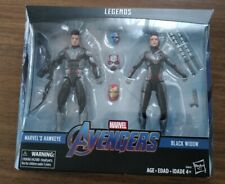 Marvel Legends Avengers Endgame Quantum Suit Marvel's Hawkeye and Black  Widow 2-Pack