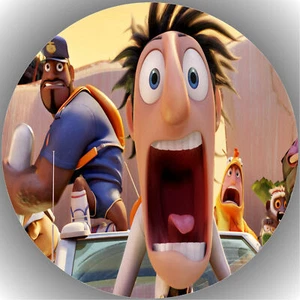 Tortenaufleger  Fondant - Oblate Wolkig mit Aussicht auf Fleischbällchen  P6 - Bild 1 von 1