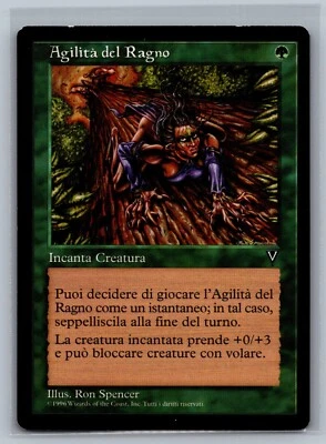 Magic The Gathering ITALIAN Visions Spider Climb MTG TCG CCG - Image 1 of 2