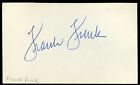 Frank Funk Signed Autograph Auto 3X5 Index Card Baseball Player 9374
