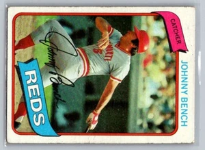 Topps Johnny Bench 1980 #100 - Foto 1 di 2