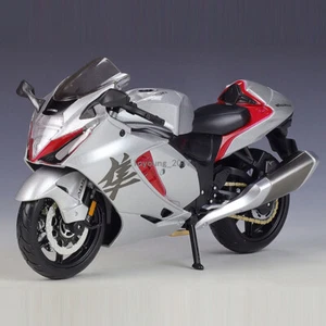 1:12 Suzuki Hayabusa Motorcycle Model Diecast Toy Vehicle Boys Toys for Kids - Picture 1 of 8