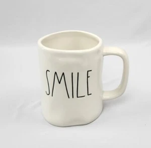 Rae Dunn by Magenta "SMILE" Coffee / Tea Mug -- White - Picture 1 of 1