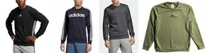 adidas Men's Fleece Crewneck - Picture 1 of 39